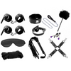 Buy beginners bondage set. 11 piece bondage set in black with chain leash and storage bag included. Brought to you by Eden&#39;s Temple Sex Shop Ireland.
