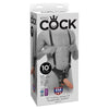 King Cock Hollow Strap-On Suspender Harness | 10&quot;. Buy sex toys Ireland