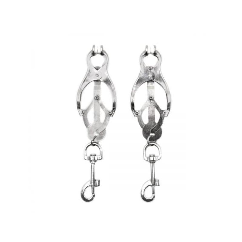 Clover Nipple Clamps with snap hooks from Eden's Temple Sex Toys Ireland