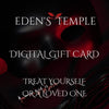 Digital Gift Card from edenstemple.ie Ireland&#39;s No 1 Sex Shop &amp; Fetish Supplier.