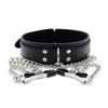 Fetish Addict Collar With Nipple Clamps And Metal Chain - Eden&#39;s Temple