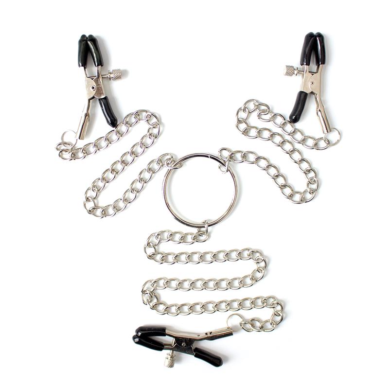 Nipple to Clit Clamps with Chain - Eden's Temple Sex Toys Online Ireland