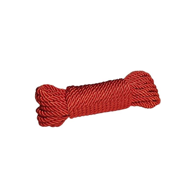 silk bondage rope, red from eden's temple sex shop Ireland.