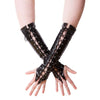 Lace-Up PVC Fingerless Gloves - One Size | Eden&#39;s Temple Sex Toys Online Ireland
